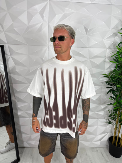 T-SHIRT “RESPECT” BIANCA